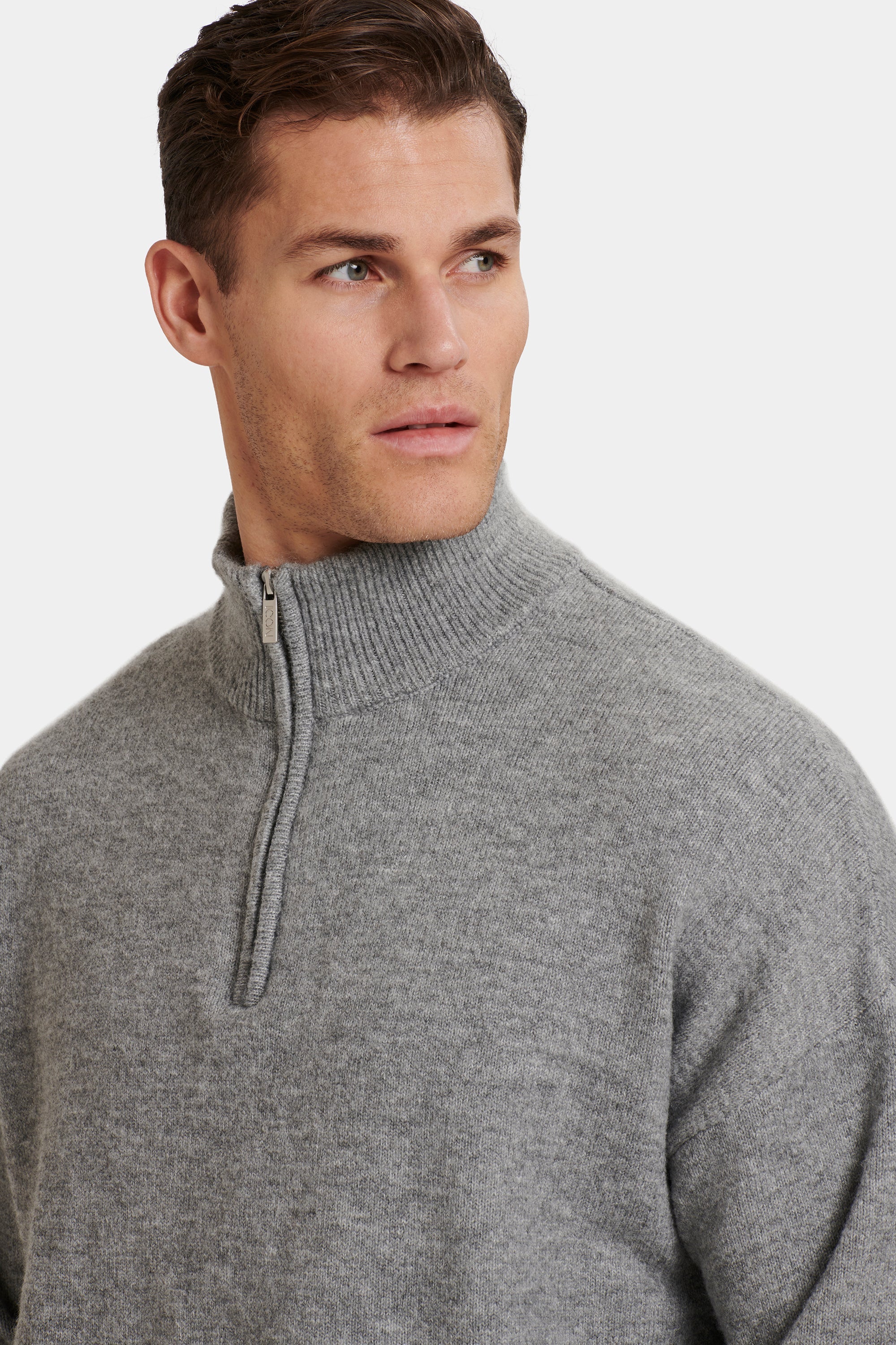 THE SAVONA QUARTER ZIP SWEATER