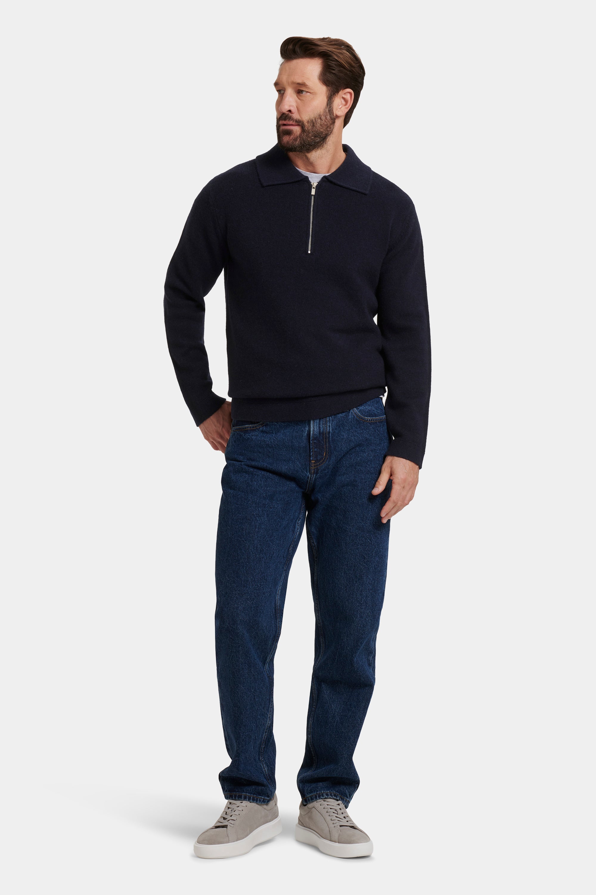 THE COMPONE QUARTER ZIP POLO