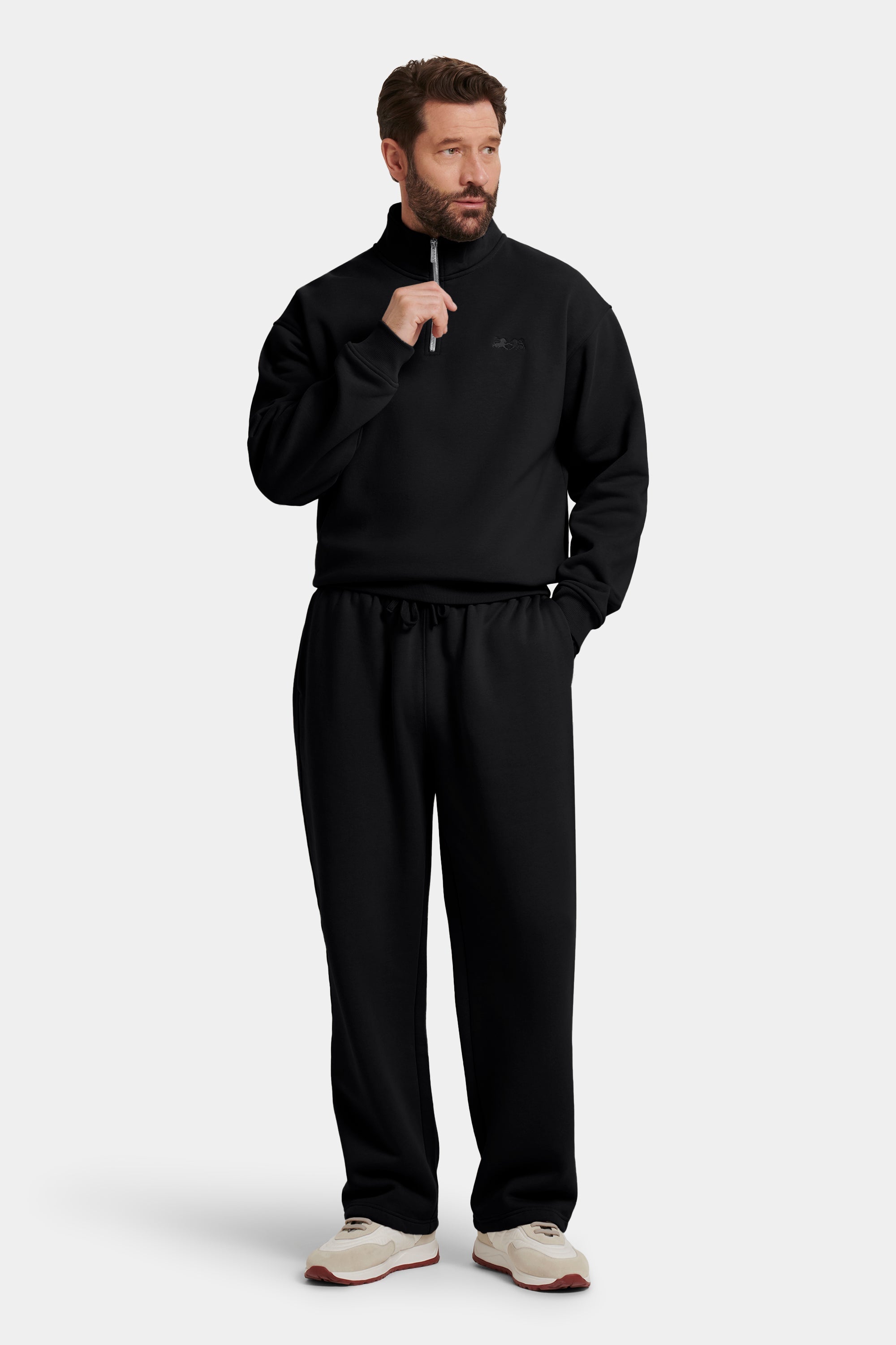 THE MILAN QUARTER ZIP SWEATER