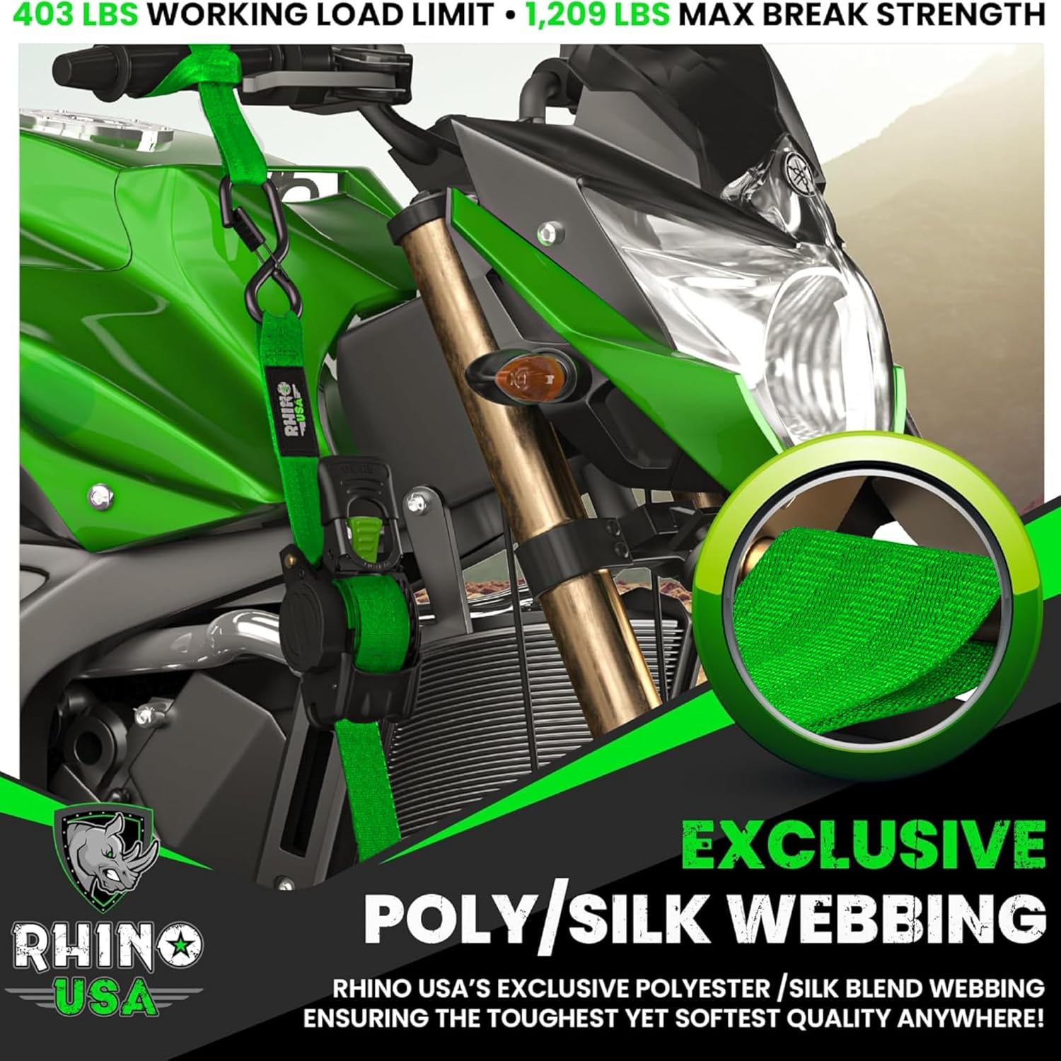 QuickLock™ Retractable Ratchet Straps – Heavy-Duty Auto Tie Downs (540kg)