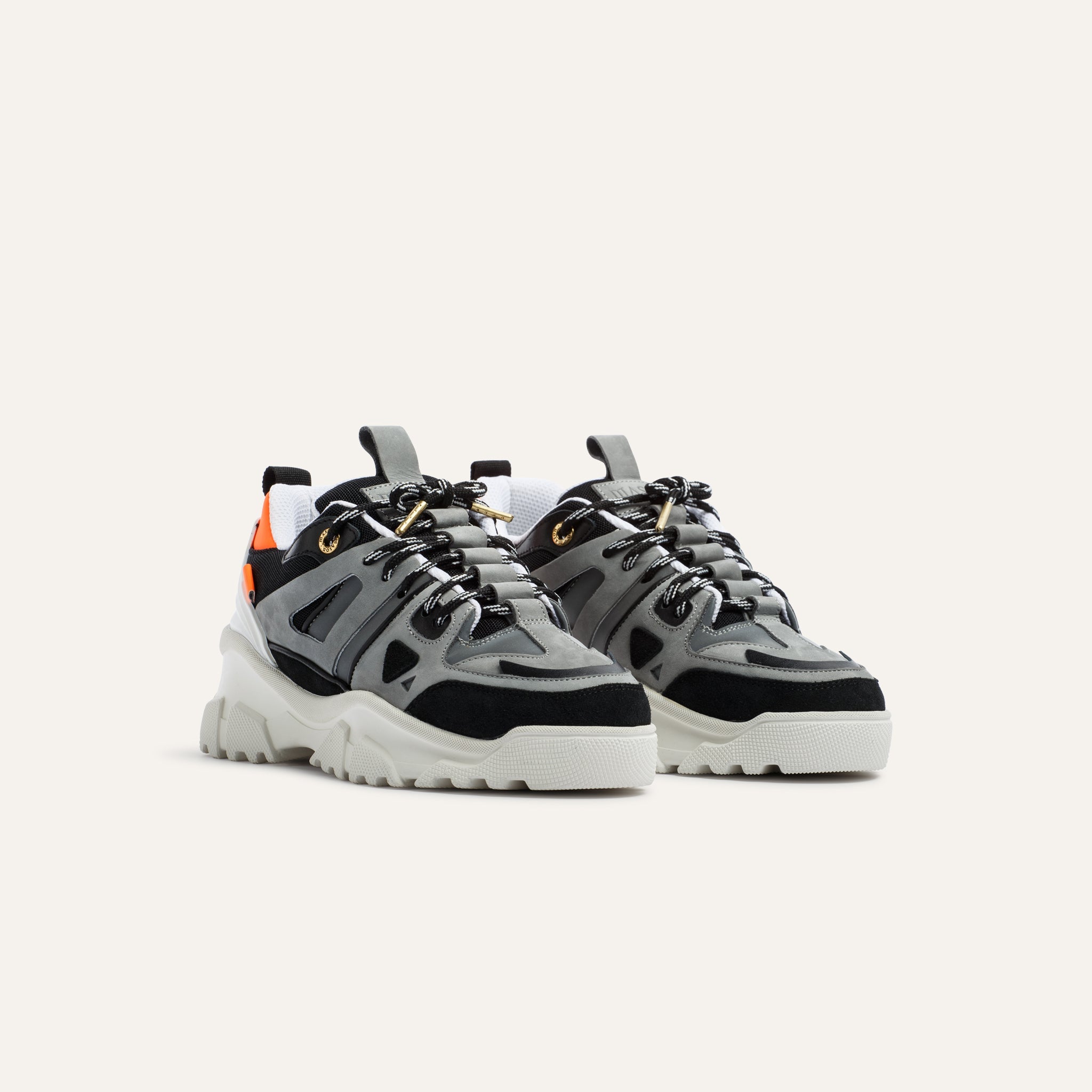 Genova Leather Nubuck Grey