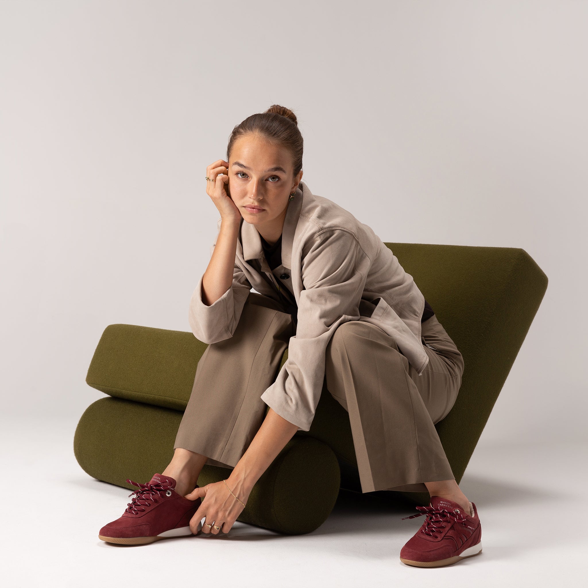 Maranello Suede Bordo